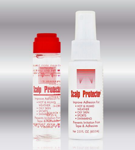 extremely strong adhesive scalp protector